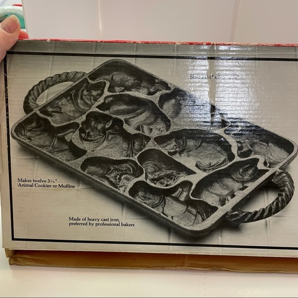 Roshco Baker’s Ad NWT Cast Iron Animal Baking Pan - Picture 6 of 6